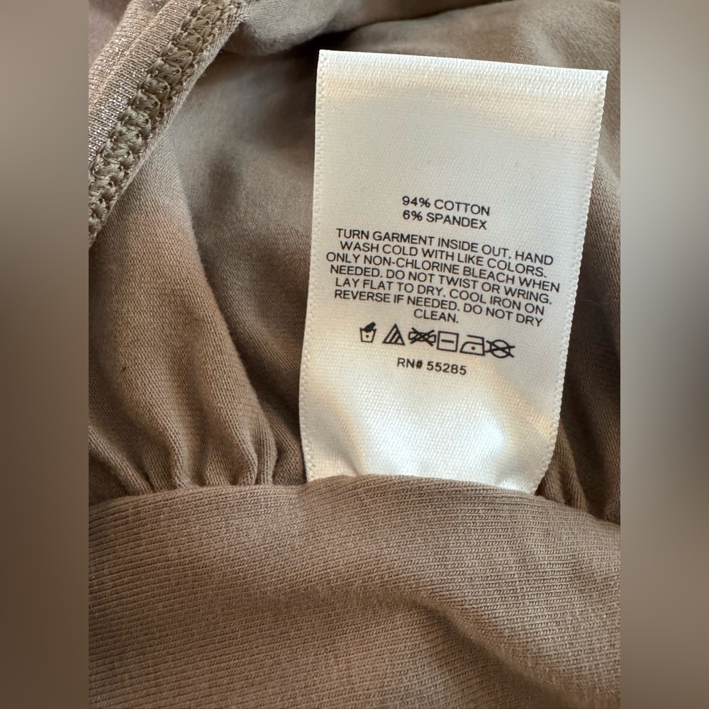 Express Metallic Tan Top - Picture 8 of 9
